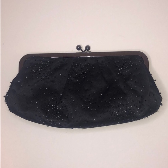 Black Beaded Express Clutch - Picture 3 of 10